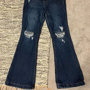 Flare bottom jeans